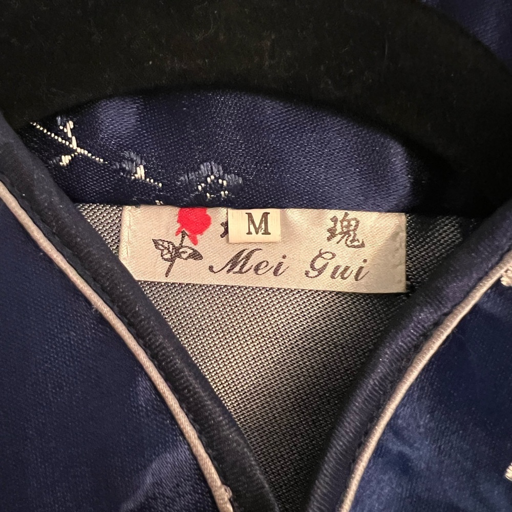 Mei Gui Traditional Chinese Kimono Top Blue